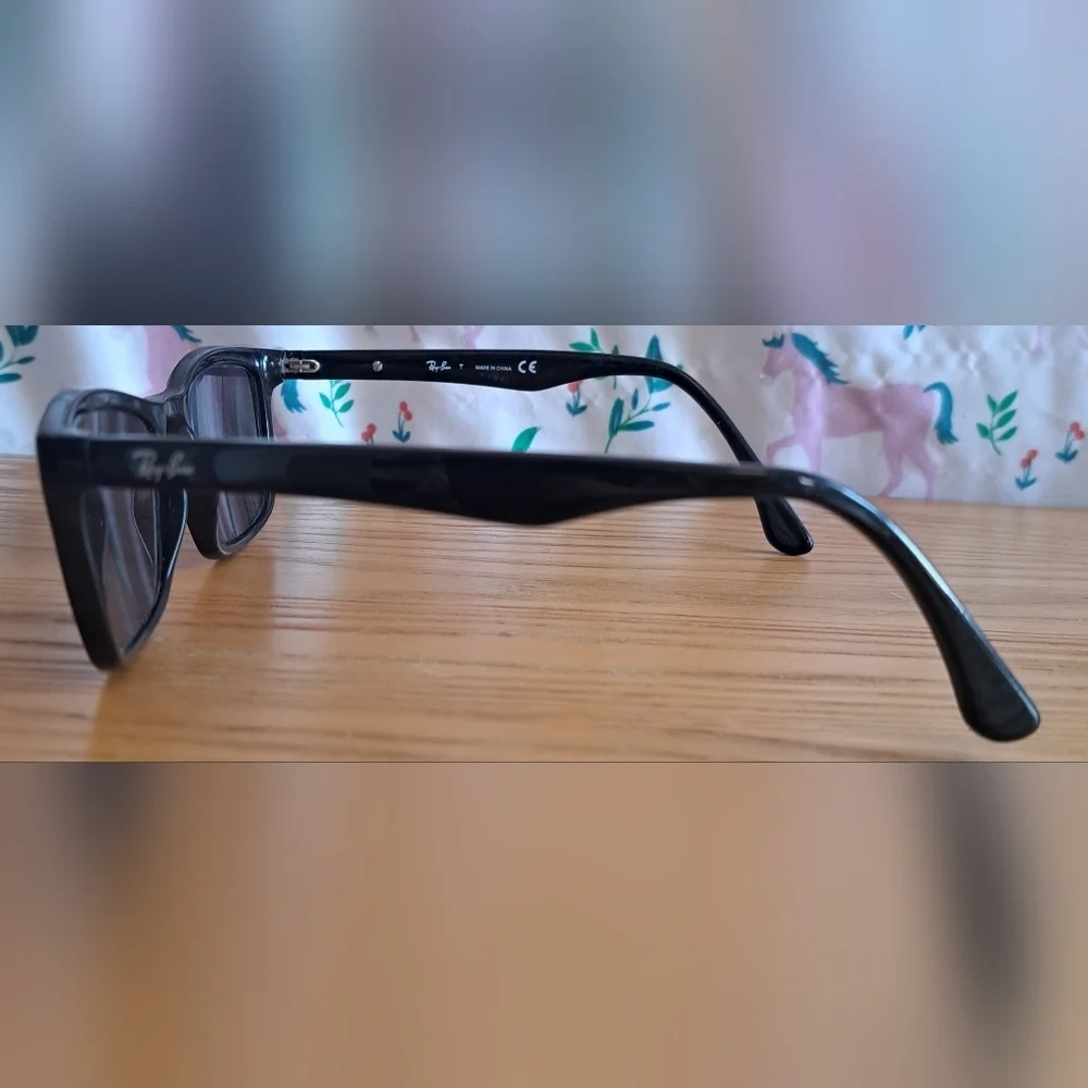 Ray Ban RB5279 Black Rectangle Neutral Casual Sunglasses Glasses Shades Frames
